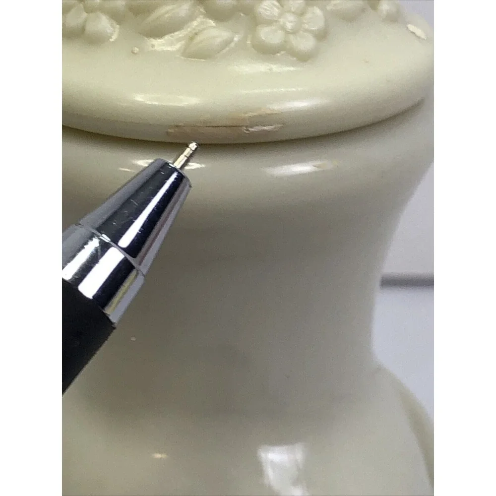 Avon Moonwind Cologne Bottle White w/ Flowers 5 Fluid Ounces Empty 6.5